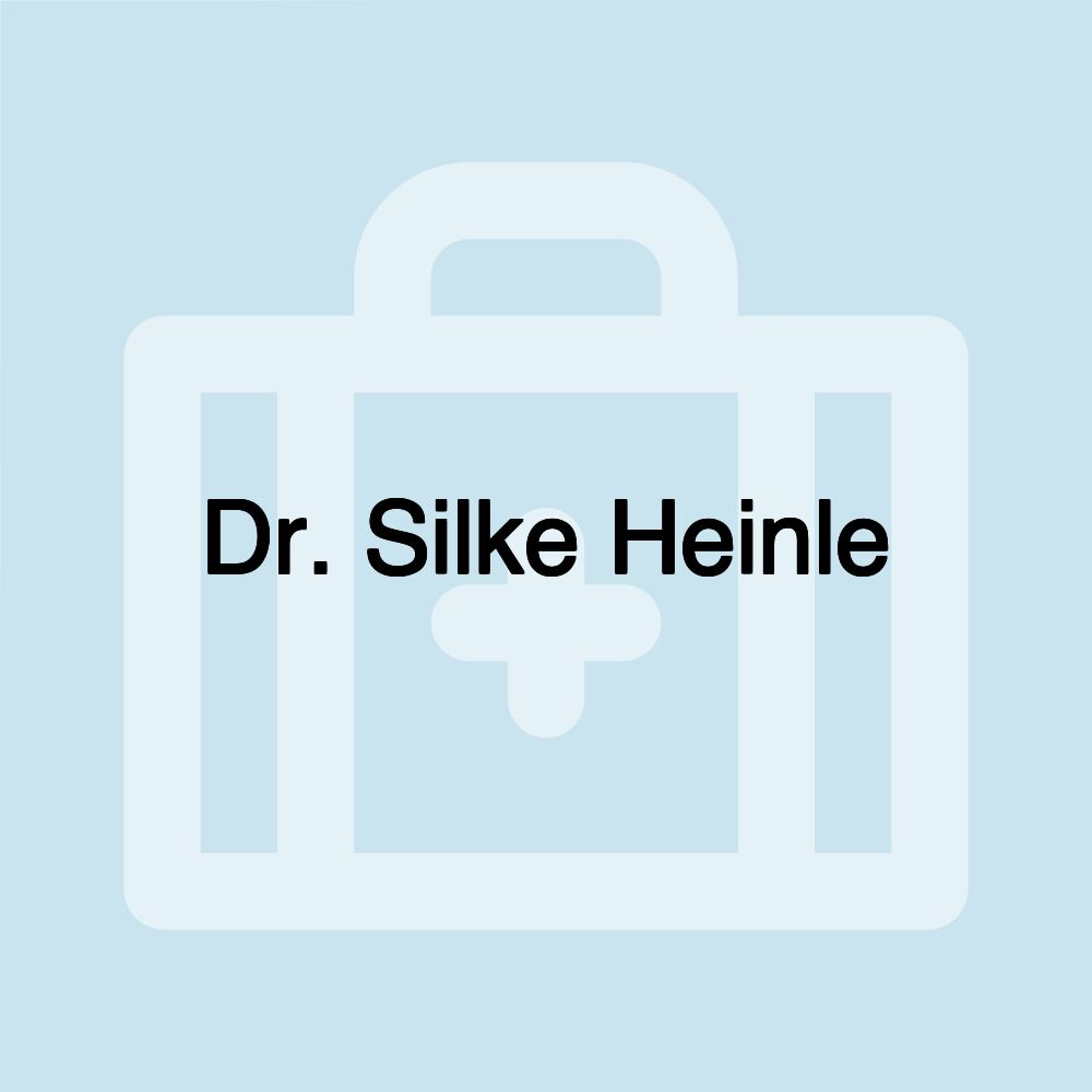 Dr. Silke Heinle Dr. Silke Heinle