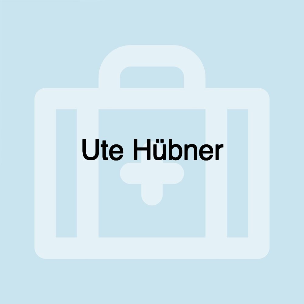 Ute Hübner Ute Hübner