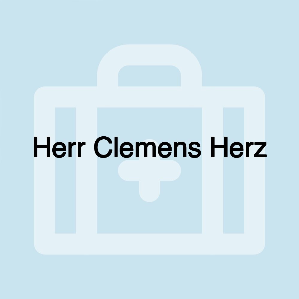 Herr Clemens Herz Herr Clemens Herz