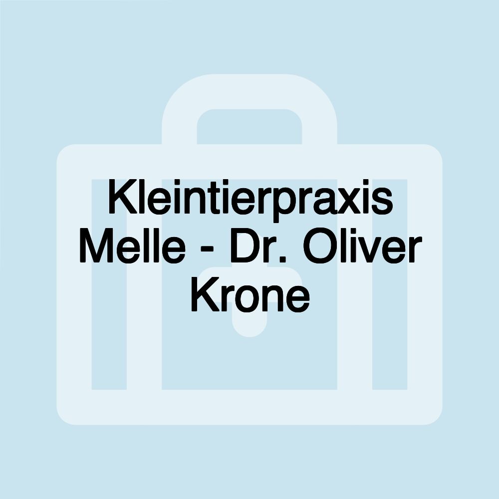 Kleintierpraxis Melle - Dr. Oliver Krone