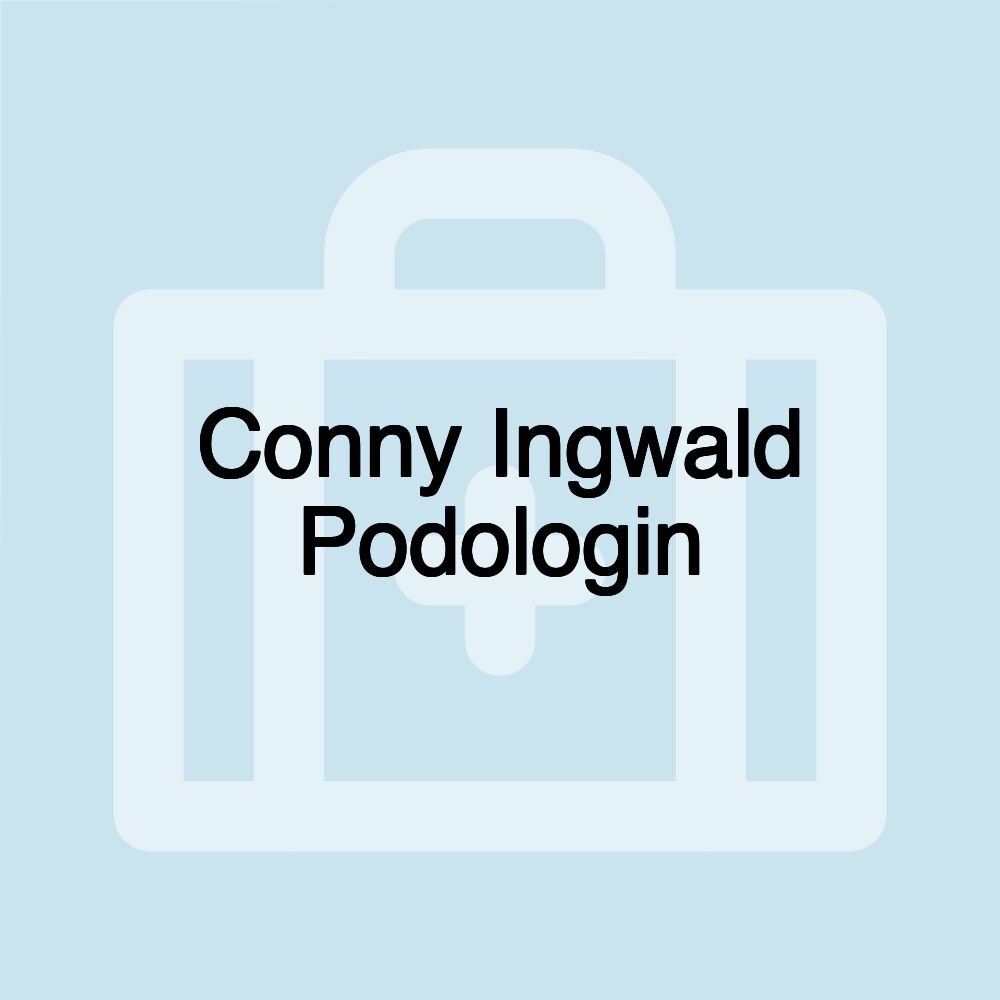 Conny Ingwald Podologin Conny Ingwald Podologin