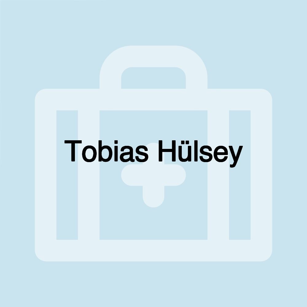 Tobias Hülsey Tobias Hülsey