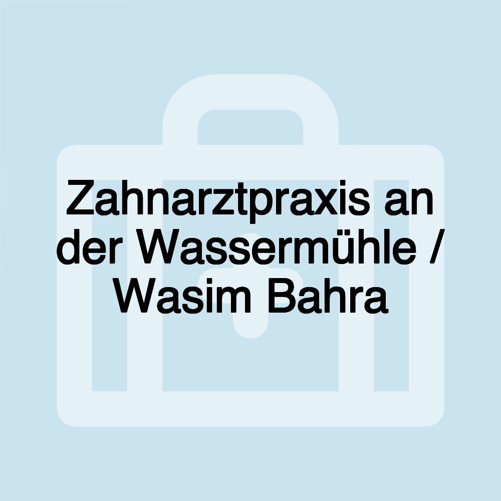 Zahnarztpraxis an der Wassermühle / Wasim Bahra Zahnarztpraxis an der Wassermühle / Wasim Bahra