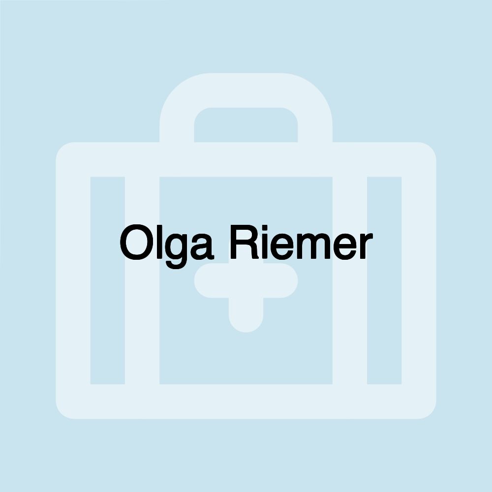 Olga Riemer Olga Riemer