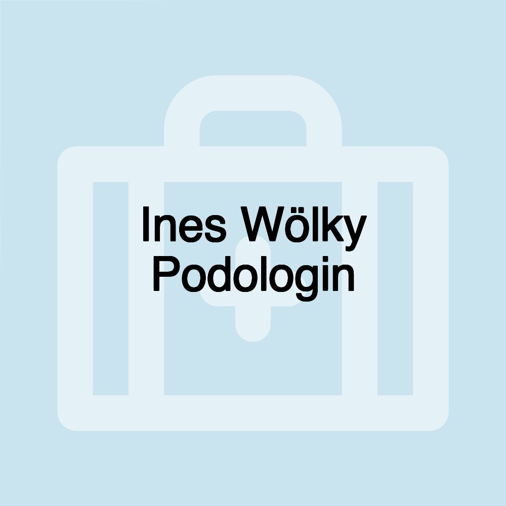Ines Wölky Podologin Ines Wölky Podologin