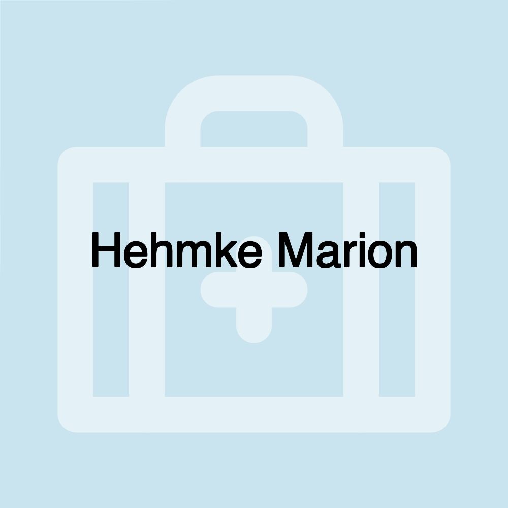 Hehmke Marion Hehmke Marion